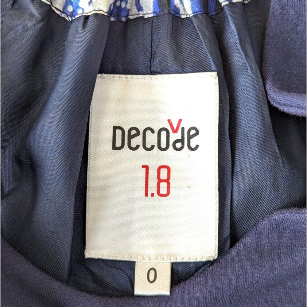 Decode 1.8 Silk Halter‎ Sun Dress Women's 0 Boho Batik Ikat Anthropologie Aztec - Picture 8 of 13